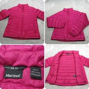 Marmot Down Jacket Womens XS Raspberry Pink 800 Fill Puffer Lightweight Packable